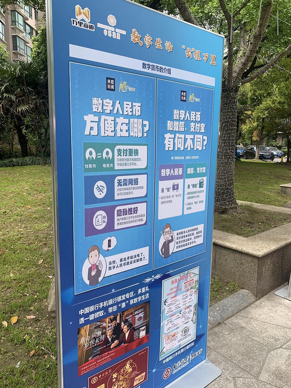 数字化人民币在上海社区试点应用，可支付物业停车快递费等