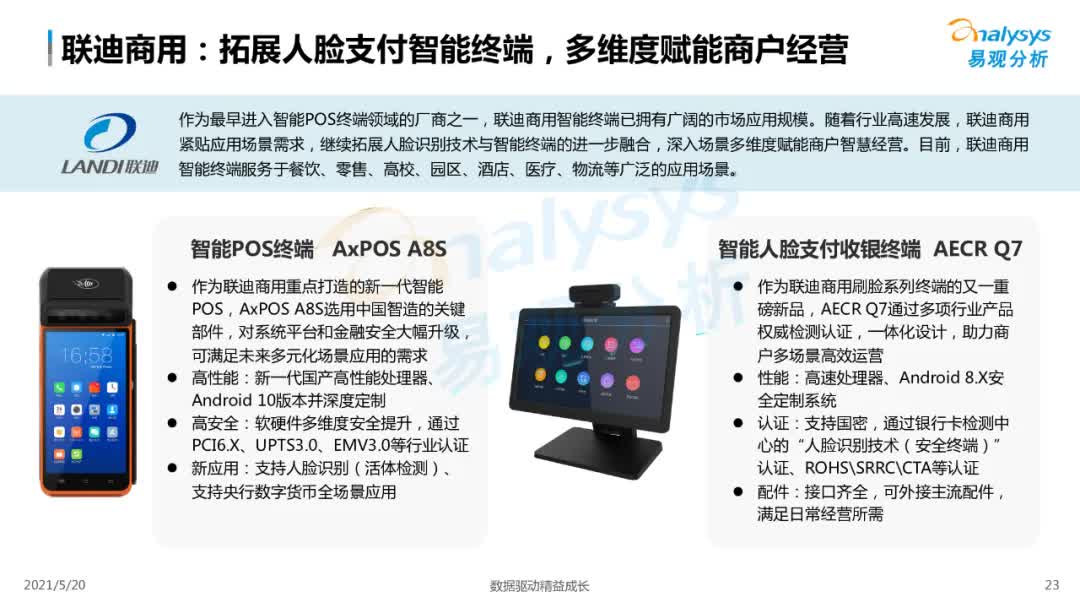 2021年中国智能支付终端市场专题洞察