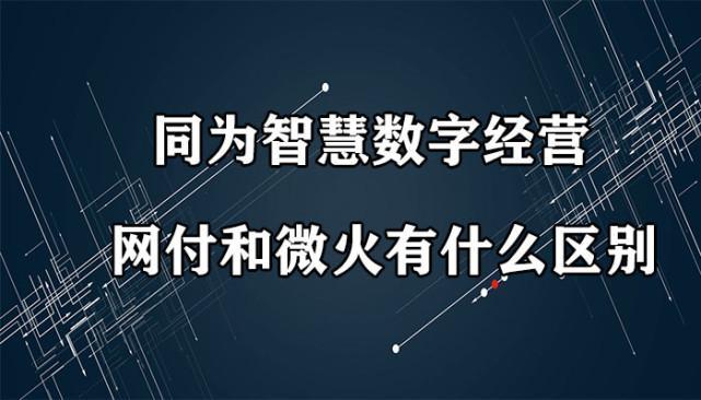 数字化强势赋能线下各大行业，网付和微火点亮行业之光
