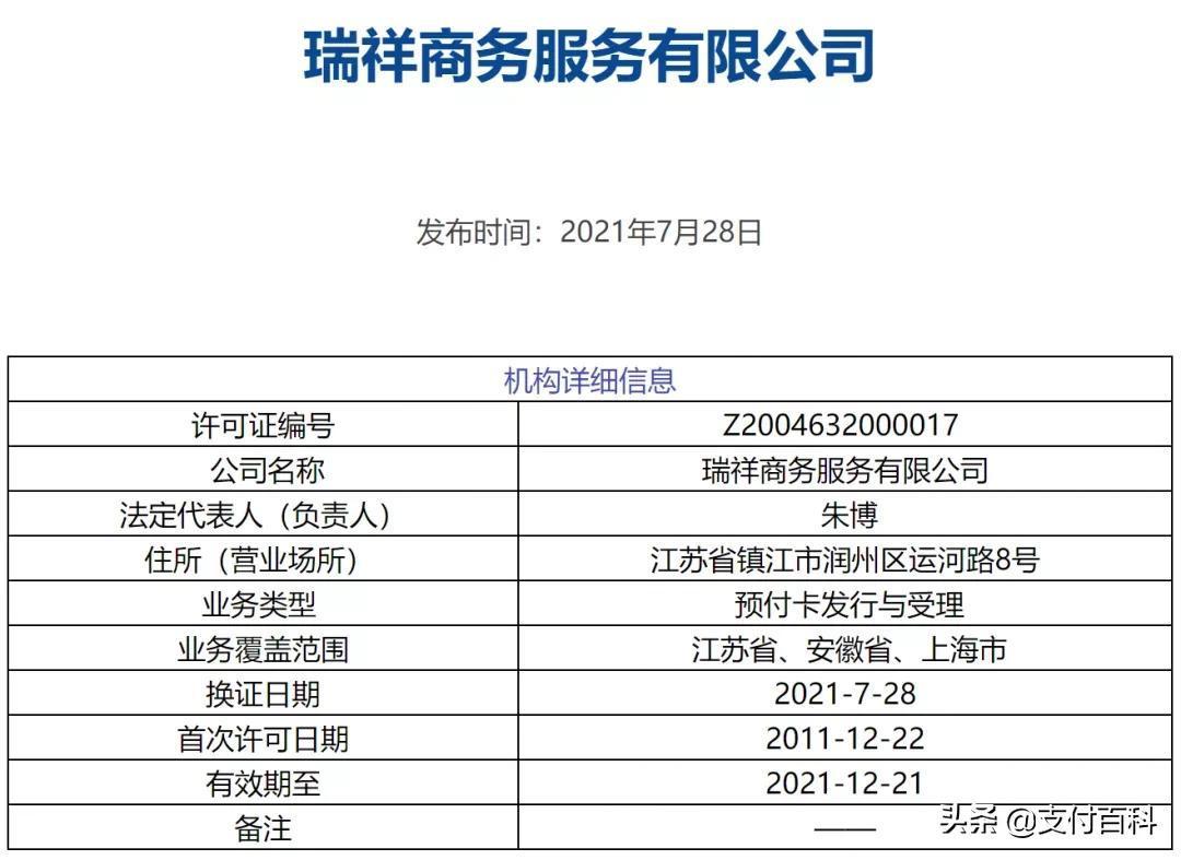 突发！瑞祥等四家支付机构合并